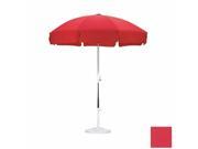 March Products SLPT758001 F13 7.5 ft. Patio Umbrella Push Tilt Anodized Olefin Red