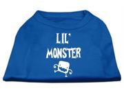 Mirage Pet Products 51 13 02 SMBL Lil Monster Screen Print Shirts Blue Sm 10