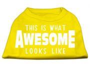 Mirage Pet Products 51 127 XXLYW This is What Awesome Looks Like Dog Shirt Yellow XXL 18