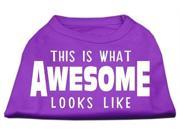 Mirage Pet Products 51 127 XXXLPR This is What Awesome Looks Like Dog Shirt Purple XXXL 20