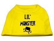 Mirage Pet Products 51 13 02 XXXLYW Lil Monster Screen Print Shirts Yellow XXXL 20