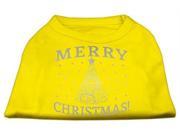Mirage Pet Products 51 131 XSYW Shimmer Christmas Tree Pet Shirt Yellow XS 8