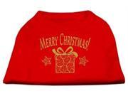 Mirage Pet Products 51 132 LGRD Golden Christmas Present Dog Shirt Red Lg 14