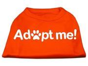 Mirage Pet Products 51 139 LGOR Adopt Me Screen Print Shirt Orange Lg 14
