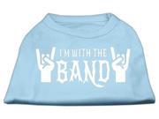 Mirage Pet Products 51 143 XXLBBL With the Band Screen Print Shirt Baby Blue XXL 18