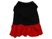 Mirage Pet Products 59 00 XXLBKRD Plain Dress Black with Red XXL 18