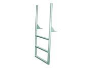 JIF MARINE EFLSN4 4 Step Dock Ladder Anodized Aluminum