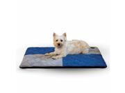 K h Pet Products KH4112 Quilted Memory Dream Pad 0.5 in. Small Blue gray 19.5 in. X 25 in.