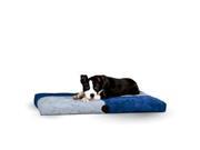 K h Pet Products KH4136 Quilted Memory Dream Bed 1 in. Large Blue gray 37 in. X 52 in.