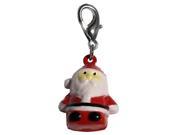 Mirage Pet Products 11 31 SNT Hand Painted Christmas Bell Charm Santa