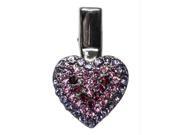 Mirage Pet Products 12 03 PR Heart Clip Purple