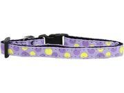 Mirage Pet Products 125 012 CTLV Confetti Dots Nylon Collar Lavender Cat Safety