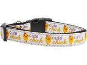 Mirage Pet Products 125 027 LG Cute Chick Nylon Ribbon Collars Large