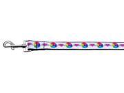 Mirage Pet Products 125-044 1006 Technicolor Love Nylon Ribbon Dog Collars 1 wide 6ft Leash Mirage Pet Products 125-044 1006 Technicolor Love Nylon Ribbon Dog Collars 1 wide 6ft Leash