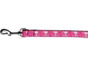 Mirage Pet Products 125 060 1006 Carolina Girl Nylon Ribbon Dog Collars 1 wide 6ft Leash