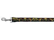 Mirage Pet Products 125 050 1004 Green Camo Nylon Ribbon Dog Collars 1 wide 4ft Leash