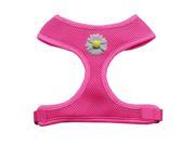 Mirage Pet Products 73 23 SMPK White Daisies Chipper Pink Harness Small