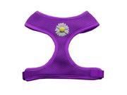 Mirage Pet Products 73 23 SMPR White Daisies Chipper Purple Harness Small