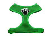 Mirage Pet Products 73 33 MDGR Black Paws Chipper Emerald Harness Medium