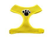 Mirage Pet Products 73 33 SMYW Black Paws Chipper Yellow Harness Small