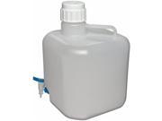 dynalab corp 505634 3 carboy square with spigot pp 20 l
