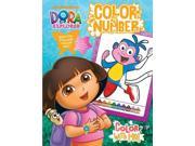 Bendon Publishing Intl 17768 Dora Color By Number Book With Foil