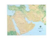 Hubbard Scientific Raised Relief Map 448 Middle East
