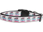 Mirage Pet Products 125 090 LG My Heart Belongs to Daddy Nylon Collar Large