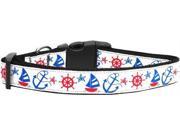 Mirage Pet Products 125 111 MD Anchors Away Dog Collar Medium