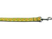 Mirage Pet Products 125 129 1004 Lime Spring Flowers 1 inch wide 4ft long Leash