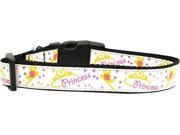 Mirage Pet Products 125 137 LG Princess Nylon Ribbon Dog Collar Large