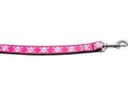 Mirage Pet Products 125 118 1006 Pink Skulls 1 inch wide 6ft long Leash