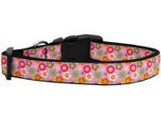 Mirage Pet Products 125 130 LG Pink Spring Flowers Dog Collar Large