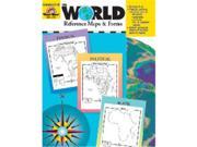EVAN MOOR EMC3720 THE WORLD REFERENCE MAPS FORMS GR 3 6