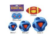 MultiPet MU55555 Boingo Ball Plastic Sphere Covered By Rubber Grippers Large