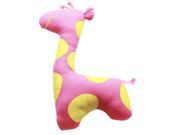 Mirage Pet Products 40 28 Sweet Giraffe Plush Dog Toy Pink and Yellow