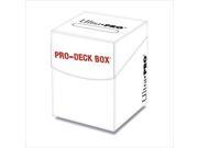 Ultra Pro 82885 Pro 100 Plus White Deck Box