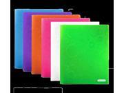Bazic Products 2138 48 BAZIC Bubble Embossed Multi Color 2 Pockets Poly Portfolio Case of 48