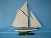 Handcrafted Model Ships Reliance 33 Reliance 33 in. Limited Decorative Sail Boat