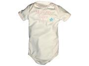 Raindrops 89130M6 Raindrops Mommy Loves Me Embroidered Body Suit Ivory size 3 6 mo.