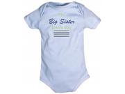 Raindrops 31462SN Raindrops my Big Sister loves me Embroidered Body Suit Blue size Newborn
