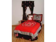 Comfy Feet NCSBBTWW NC State Bed in a Bag Twin With White Sheets