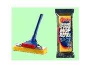 Quickie 045 0442M8 Sponge Mop with Refill Pack of 8
