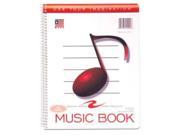 Roaring Spring 15009 12 Stave Music Notebook 32 Sheets Letter 8.50 x 11 1Each White Paper