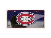 Rico LP 1124 Montreal Canadians Novelty Metal License Plate