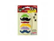 Bulk Buys Ka191 Self Adhesive Moustache Play Set Pack Of 24
