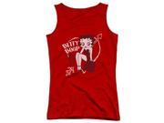 Trevco Boop Lover Girl Juniors Tank Top Red Extra Large