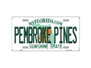 Smart Blonde LP 6009 Pembroke Pines Florida Novelty Metal License Plate