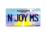 Smart Blonde LP 6575 N Joy Mississippi Novelty Metal License Plate