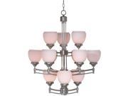 Kenroy 90478BS Pierce 12 Light Chandelier FI05